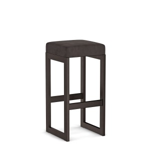 Hoker tapicerowany loft - Grafitowy