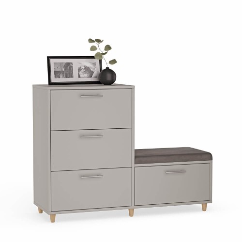 Komoda do przedpokoju z siedziskiem - Szara (1).jpg