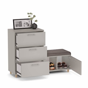 Komoda do przedpokoju z siedziskiem - Szara (2).jpg