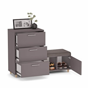 Komoda do przedpokoju z siedziskiem - Grafit (2).jpg