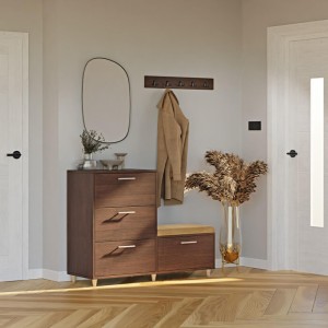 Komoda do przedpokoju z siedziskiem - Wenge (4).jpg