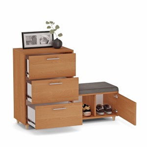 Komoda do przedpokoju z siedziskiem - Olcha (2).jpg