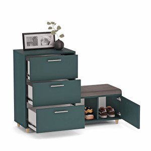 Komoda do przedpokoju z siedziskiem - Zielony (2).jpg