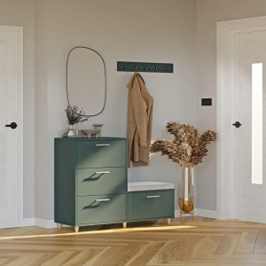 Komoda do przedpokoju z siedziskiem - Zielony (4).jpg