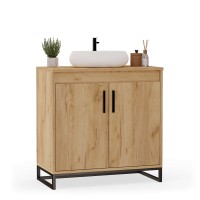 Szafka pod umywalkę - Dąb Złoty