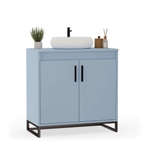 Szafka pod umywalkę - Niebieski
