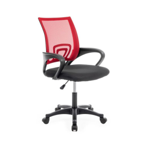 Biurowy fotel, krzesło obrotowe - Czerwony