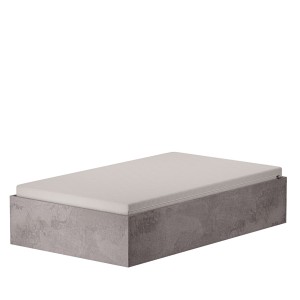 Łóżko dwuosobowe - Beton