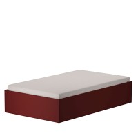 Łóżko dwuosobowe - Czerwony