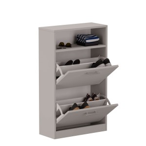 Szafka na buty z półką - Szary
