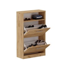 Szafka na buty z półką - Dąb złoty