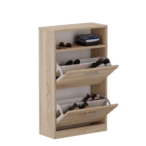 Szafka na buty z półką - Dąb sonoma