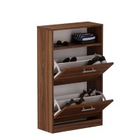 Szafka na buty z półką - Wenge