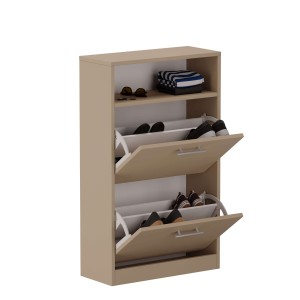 Szafka na buty z półką - Cappuccino