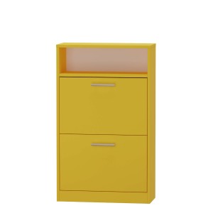 Szafka-na-buty-z-półką-żółty (4).jpg