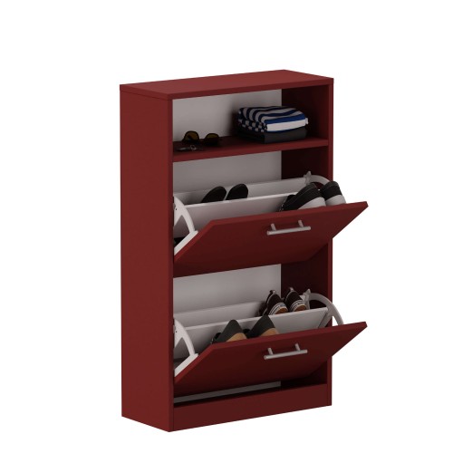 Szafka-na-buty-z-półką-czerwony (3).jpg