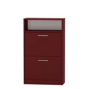 Szafka-na-buty-z-półką-czerwony (5).jpg