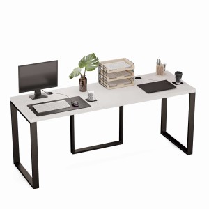 Biurko podwójne Iron Duo Loft - Biały