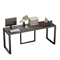 Biurko podwójne Iron Duo Loft - Czarny