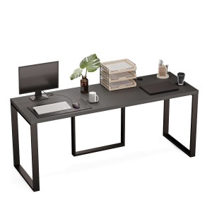 Biurko podwójne Iron Duo Loft - Czarny