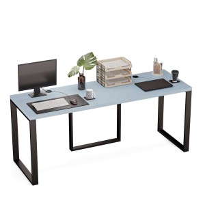 Biurko podwójne Iron Duo Loft - Niebieski