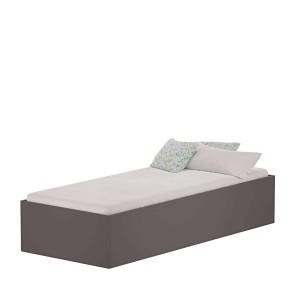 Łóżko jednoosobowe - Grafit