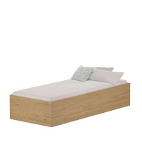 Łóżko jednoosobowe - Dąb  złoty