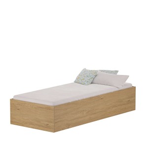 Łóżko jednoosobowe - Dąb  złoty