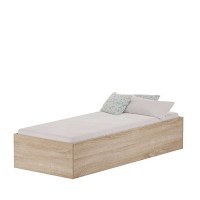 Łóżko jednoosobowe - Dąb  sonoma