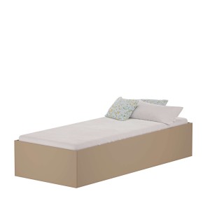 Łóżko jednoosobowe - Cappuccino 