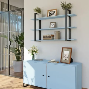 Półka-potrójna- metalowa-niebiesk-loftowa-rzut.webp