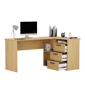 biurko szkolne narożne dąb kamienny - aga -prawa.jpg