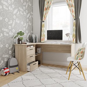 biurko szkolne narożne dąb sonoma - aga .jpg