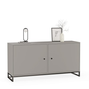 Komoda metalowa Szara Glina - kolekcja Metalove