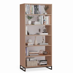 Regał metalowy podwójny Piasek Sahary- kolekcja Metalove 