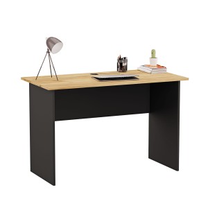 Biurko do pracy - Czarny/ Dąb Złoty