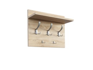 Wieszak ścienny na ubrania do przedpokoju 50 cm Dąb Sonoma