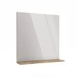LUSTRO ŁAZIENKOWE Z PÓŁKĄ TIGO 60x61,5 CM DĄB EVOKE DO ŁAZIENKI PRZEDPOKOJU
