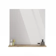 LUSTRO ŁAZIENKOWE Z PÓŁKĄ TIGO 60x61,5 CM DĄB EVOKE DO ŁAZIENKI PRZEDPOKOJU