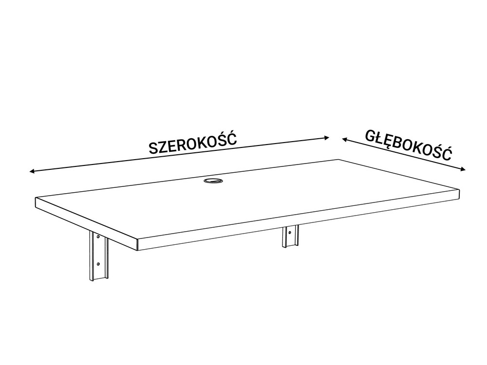 Biurko lewitujące - dane techniczne